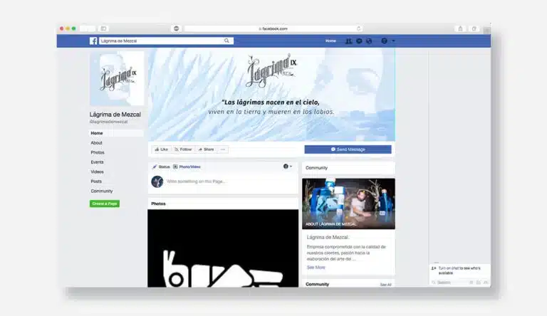 Campaña Facebook - Lágrima de Mezcal
