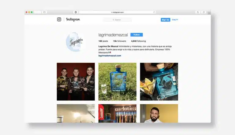Campaña Instagram - Lágrima de Mezcal